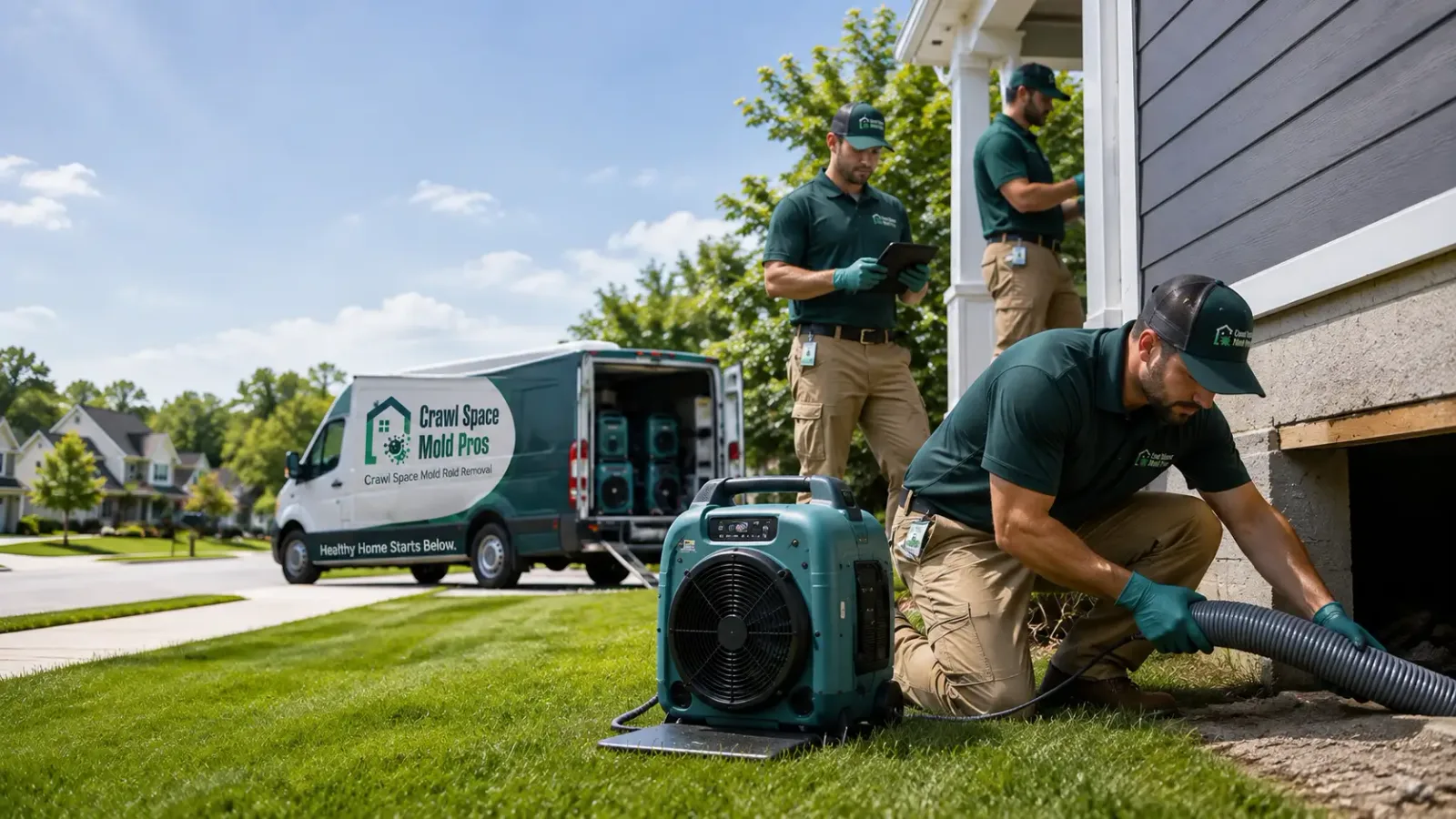 Crawl Space Mold Removal in Sherwood, WI